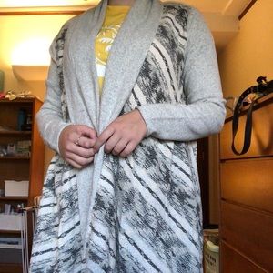 Lucky Brand Long Waterfall Cardigan Duster